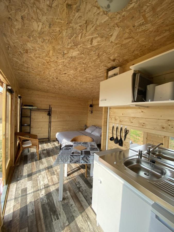 Charmant Chalet pour 2 personnes SPA privé Massillargues-Attuech Esterno foto