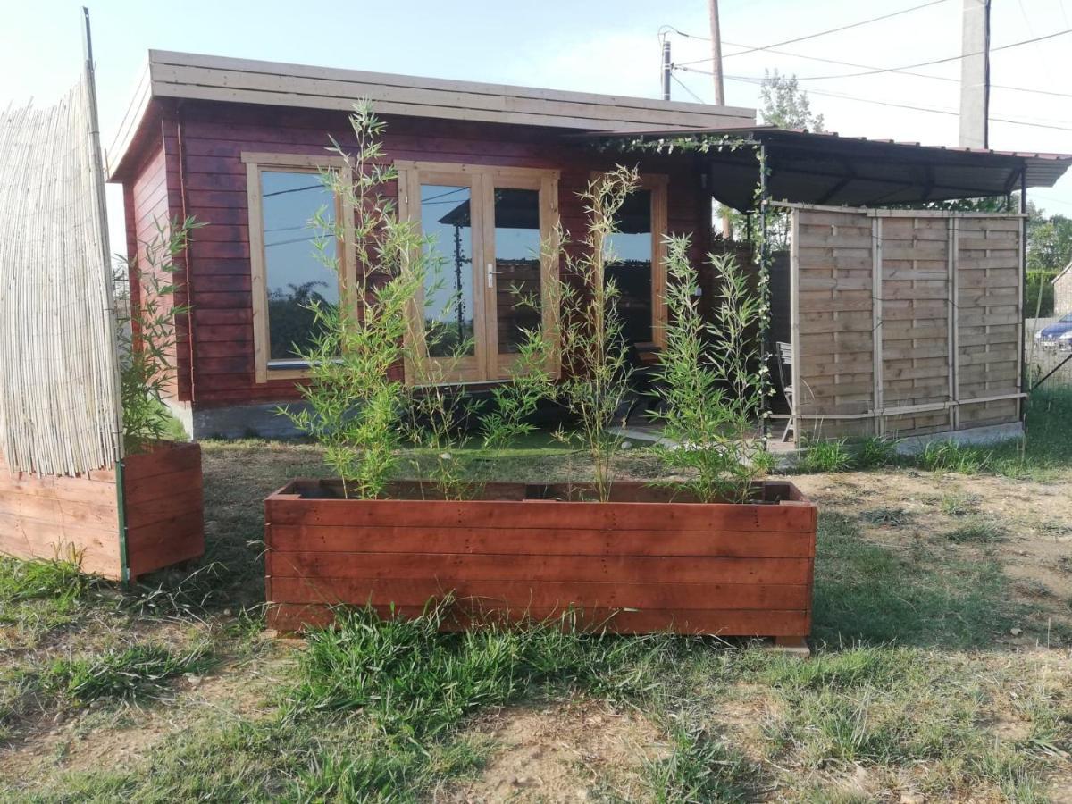 Charmant Chalet pour 2 personnes SPA privé Massillargues-Attuech Esterno foto
