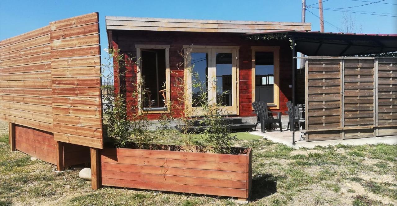 Charmant Chalet pour 2 personnes SPA privé Massillargues-Attuech Esterno foto