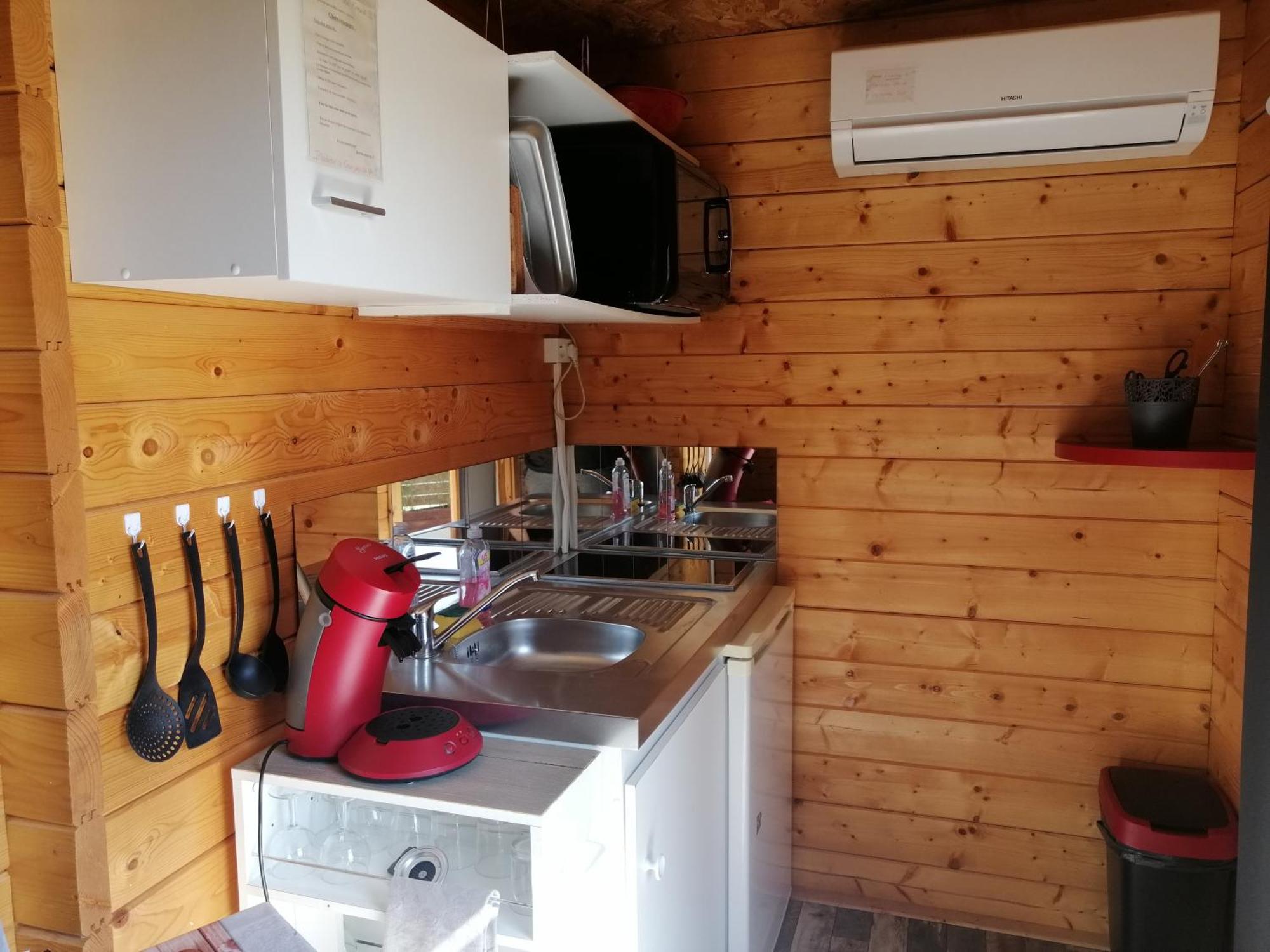 Charmant Chalet pour 2 personnes SPA privé Massillargues-Attuech Esterno foto