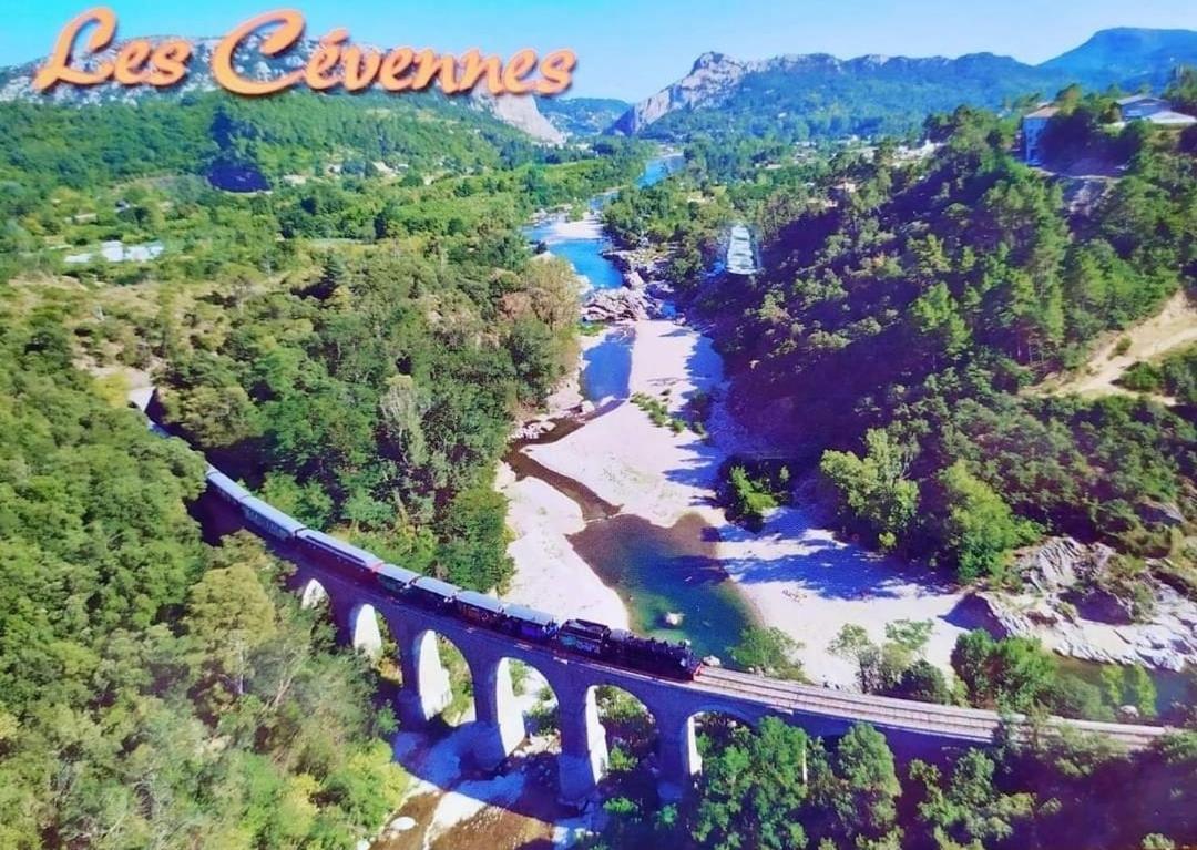 Charmant Chalet pour 2 personnes SPA privé Massillargues-Attuech Esterno foto